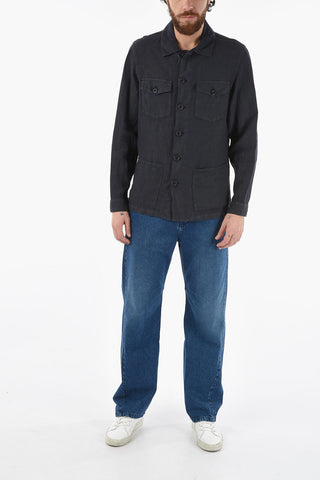 Overshirt Utility DERBY in Lino