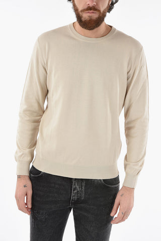 Cotton Lightweight Crew-Neck Sweater