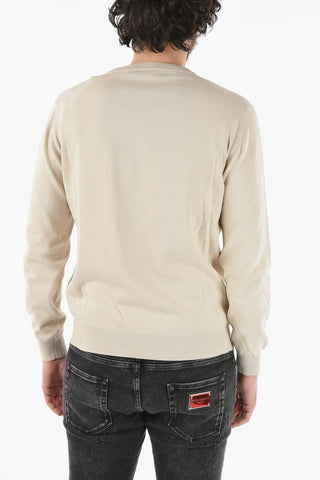 Cotton Lightweight Crew-Neck Sweater