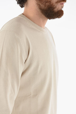Cotton Lightweight Crew-Neck Sweater