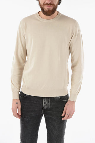 Cotton Lightweight Crew-Neck Sweater