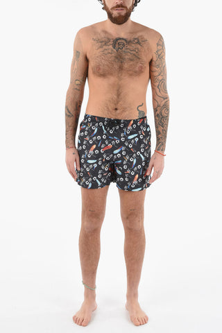 Nylon ALL OVER HAWAII Swim shorts