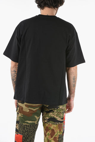 Crew Neck BOX LOGO Cotton T-Shirt
