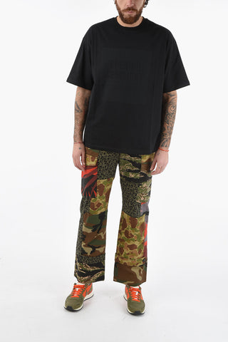 Crew Neck BOX LOGO Cotton T-Shirt