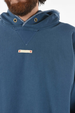 MM10 Felpa NAME TAG con Cappuccio a Tinta Unita