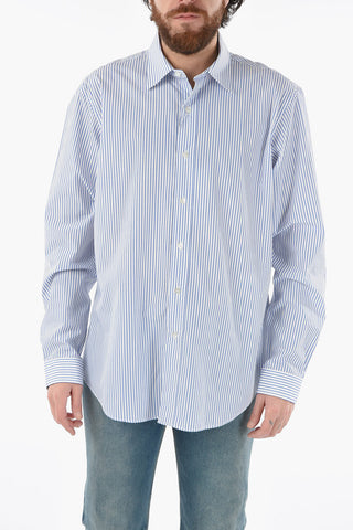 MM10 Striped Shirt with Spread Collar