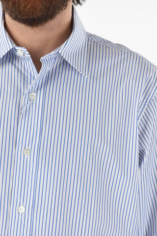 MM10 Striped Shirt with Spread Collar