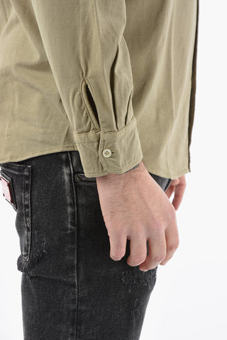 Contrasting Buttons Cottons Stretch PALMER Polo Shirt