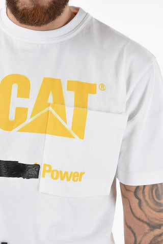 CAT Printed Cotton PKT POWER T-Shirt