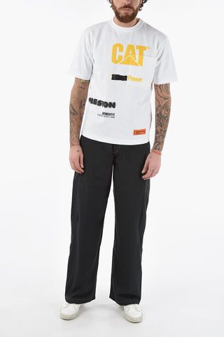 CAT Printed Cotton PKT POWER T-Shirt