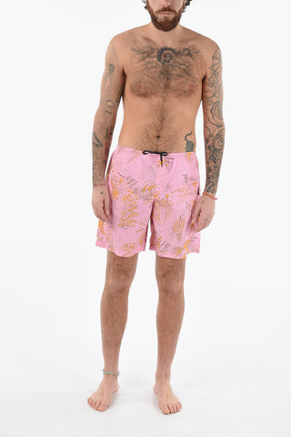 Costume da Bagno Boxer ABSTRACT PALMS con Tasche Cargo