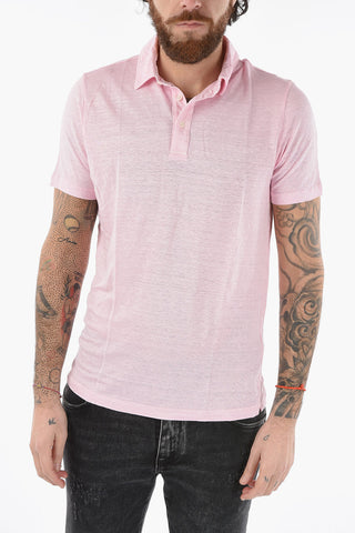 Polo SMITH in Lino a Tinta Unita 