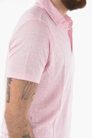 Polo SMITH in Lino a Tinta Unita 