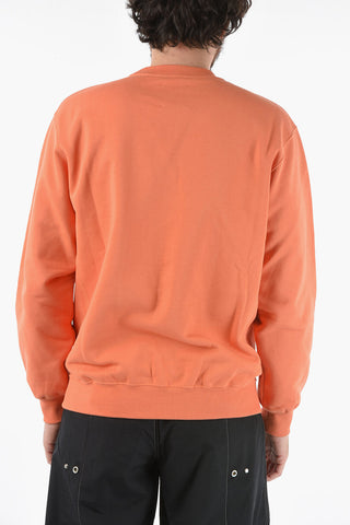 Fleeced Cotton Crew-neck Sweatshirt