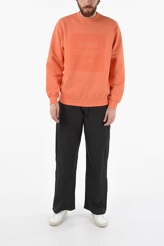Fleeced Cotton Crew-neck Sweatshirt