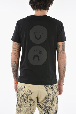 MELANIE MATRANGA Printed Crewneck T-shirt