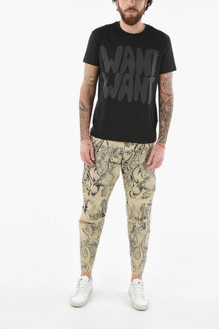 MELANIE MATRANGA Printed Crewneck T-shirt