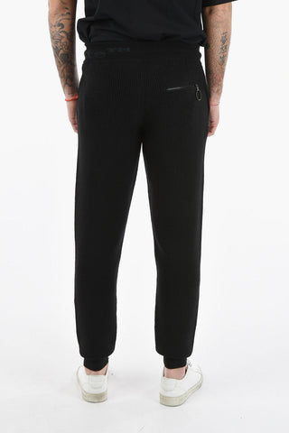 Logoed Elastic Waistband Knitted Sweatpants