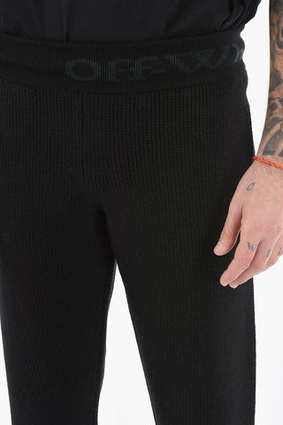 Logoed Elastic Waistband Knitted Sweatpants