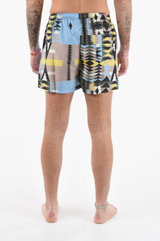 Nylon ALLOVER NAVAHO Swimshorts