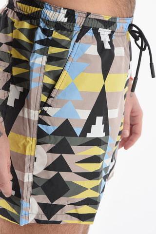 Nylon ALLOVER NAVAHO Swimshorts