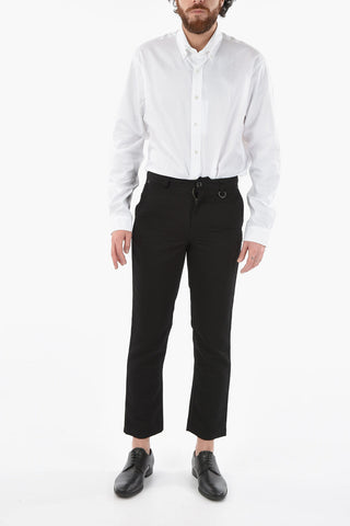 Linen-blend Straight-leg Pants