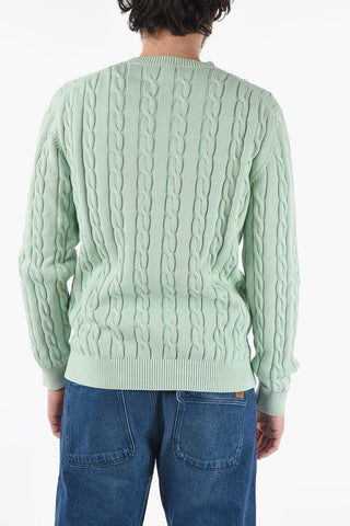 Cable Knit Crew-neck Sweater