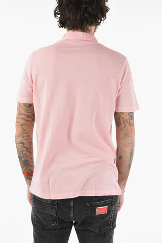 Piquet Linen and Cotton 3 Bottons GEORGE Polo Shirt