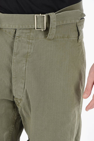 MM10 Denim Shorts with Belt