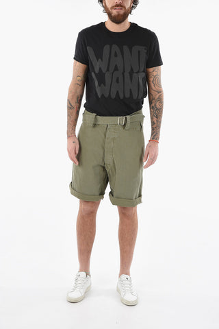 MM10 Denim Shorts with Belt