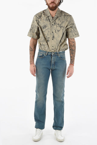 MM10 Jeans Dritti Vita Media 19cm