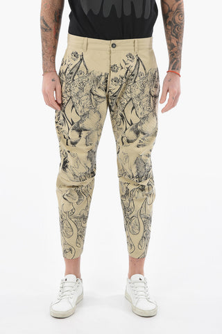 Pantaloni Crop Skipper Fit a Fantasia