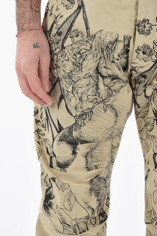 Pantaloni Crop Skipper Fit a Fantasia