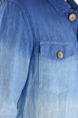 Degradè Effect Flax DERBY Utility Jacket