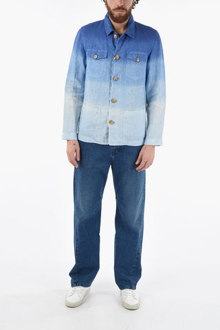 Degradè Effect Flax DERBY Utility Jacket