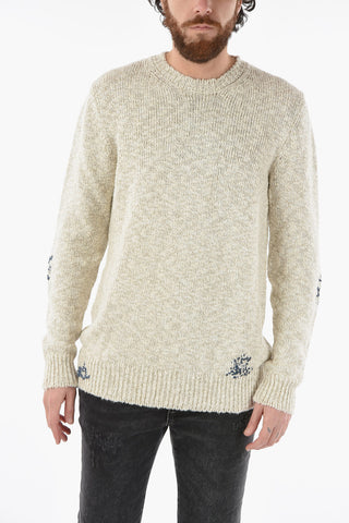 Cable Knit Crew-Neck Sweater