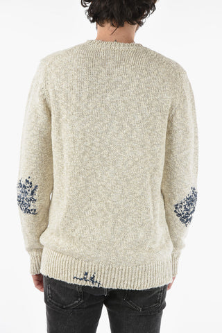 Cable Knit Crew-Neck Sweater