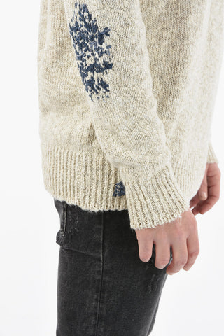 Cable Knit Crew-Neck Sweater