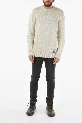 Cable Knit Crew-Neck Sweater