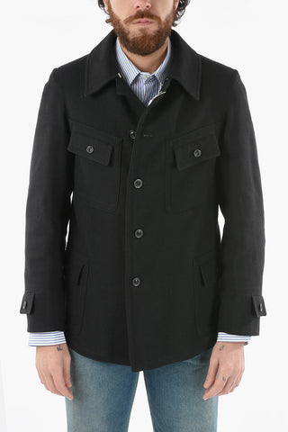 MM14 Cotton and Wool Utility Jacket