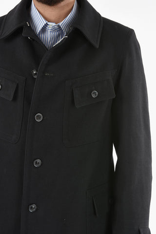 MM14 Giubbotto Utility in Lana e Cotone
