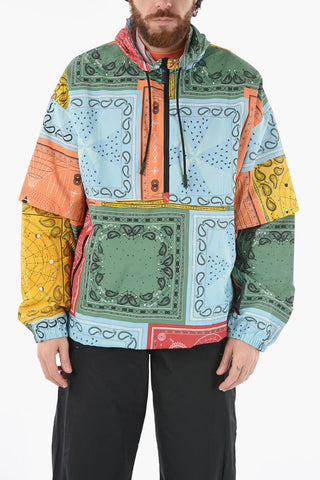 Hooded ALLOVER BANDANA Lightweight Jacket