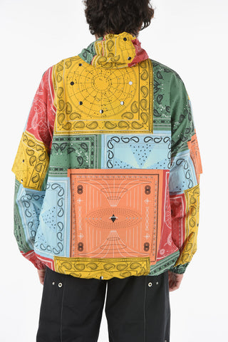 Hooded ALLOVER BANDANA Lightweight Jacket