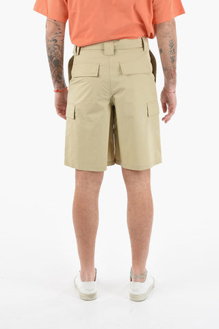 SEASONAL Belted Cotton Cargo Shorts