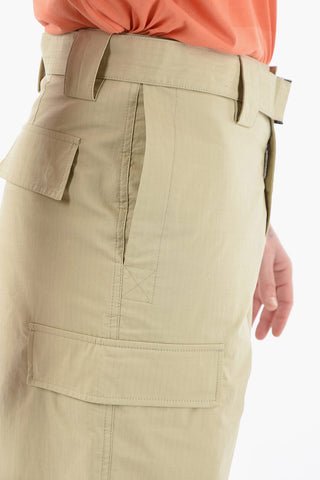 SEASONAL Belted Cotton Cargo Shorts