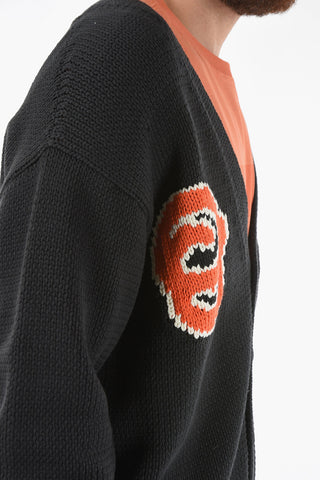 Cardigan OW PATCH in Misto Cotone