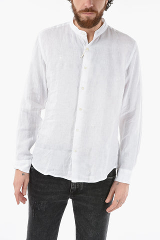 Mandarin Collar Flax BRENT Shirt