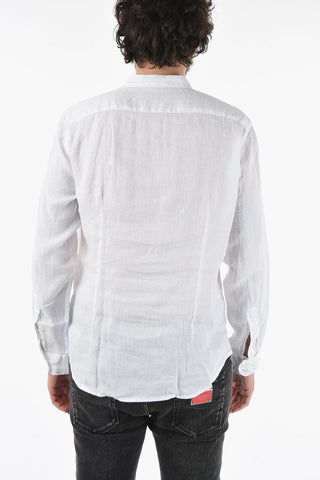 Mandarin Collar Flax BRENT Shirt