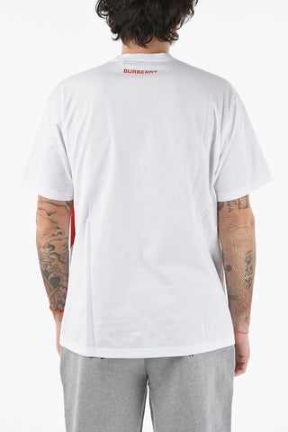 Crewneck T-shirt with BOO MONSTER Print