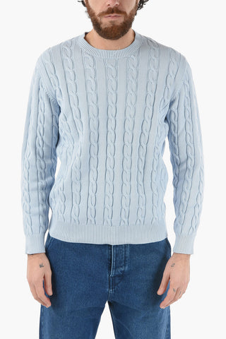 Maglia Girocollo a Trecce 